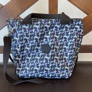 Kipling Women's Nylon bag crossbody adjustable strap purse  tote lunch wipeable